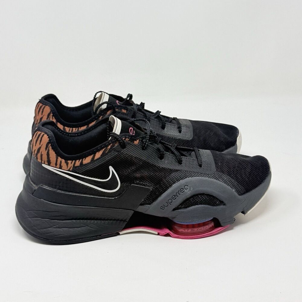 Nike Air Zoom SuperRep 3 Womens 10 Black Orange Tiger Running Shoes DJ8650-018